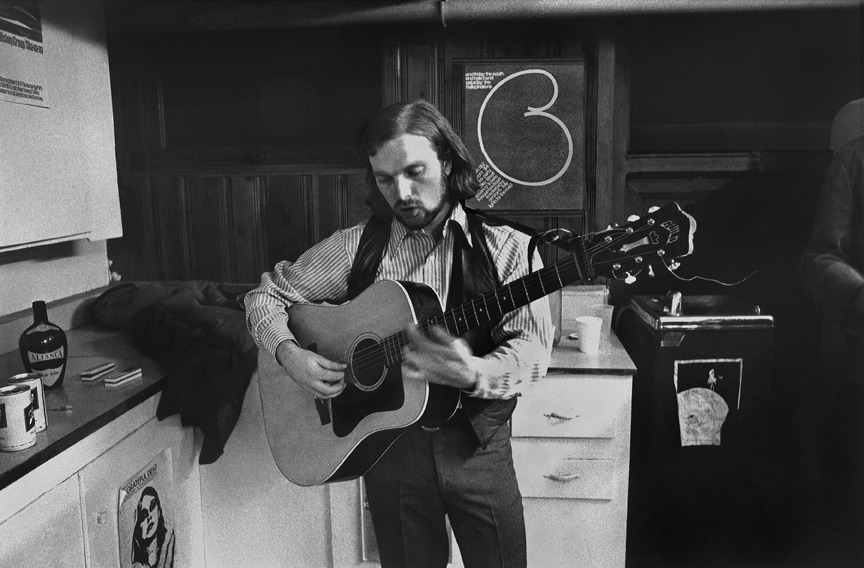 Van Morrison in the recording studio